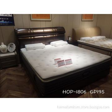 High quality leather soft bed